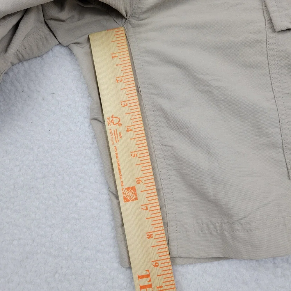 The North Face Paramount Cargo Shorts Mens Small S Light Khaki‎ Nylon Hiking